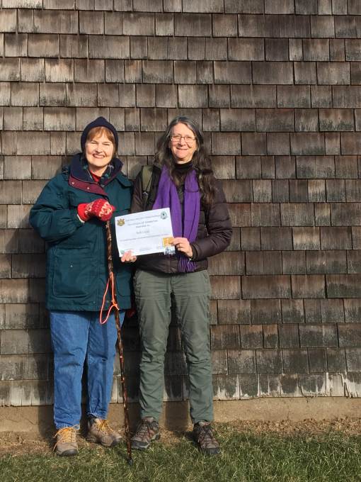 2018 Award and Hiking Stick