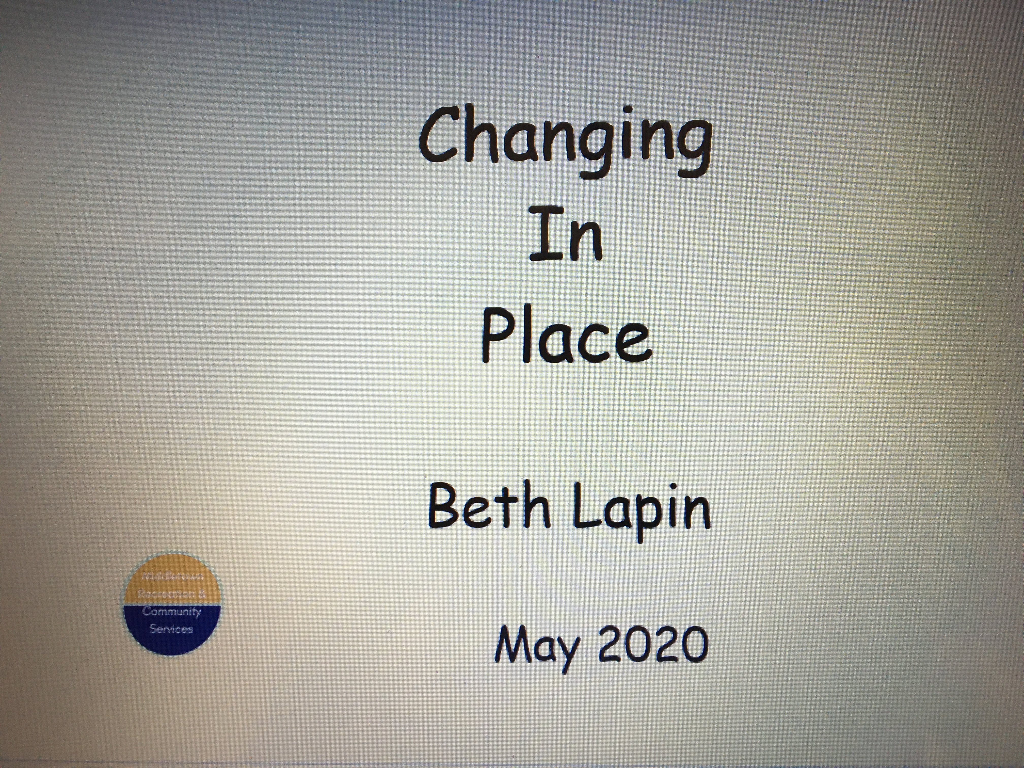 Changing in Place cover